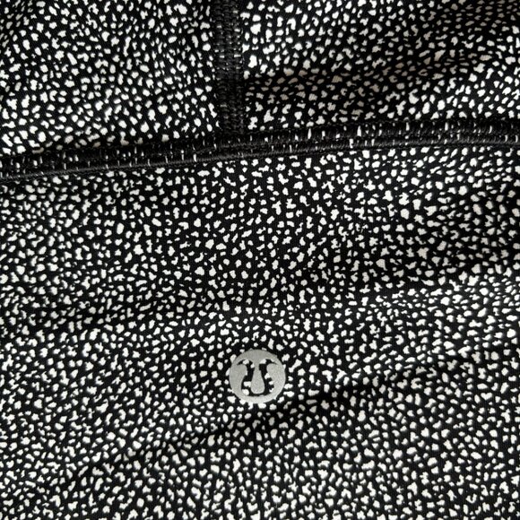 Lululemon Wunder Train Black and White Speckled Leggings 28" Size 4 - Picture 3 of 3
